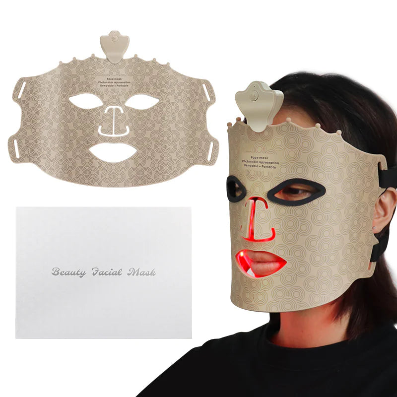 Crown LED Therapy Mask – Luxury Skin Rejuvenation Device