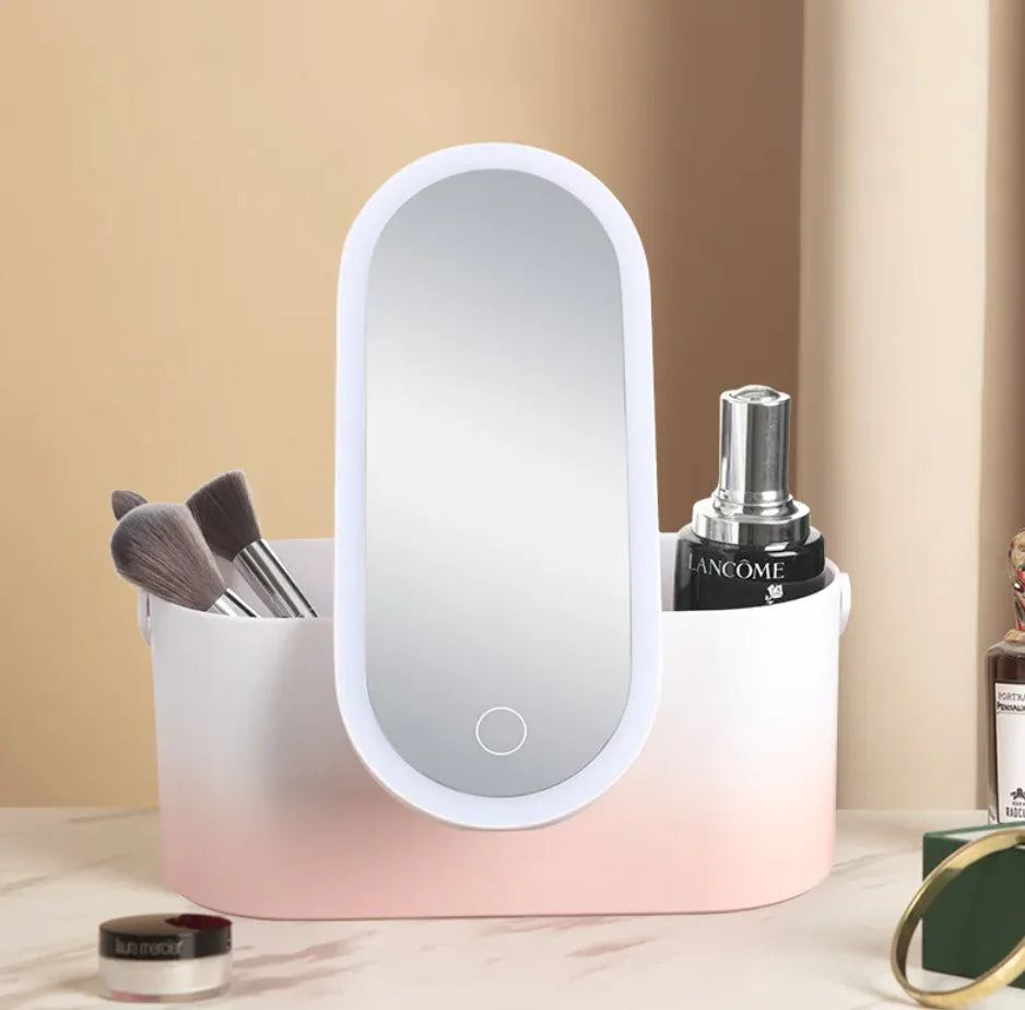 makeup organizer vanity organizer brush holder home organization beauty storage countertop organizer cosmetic organizer aesthetic home