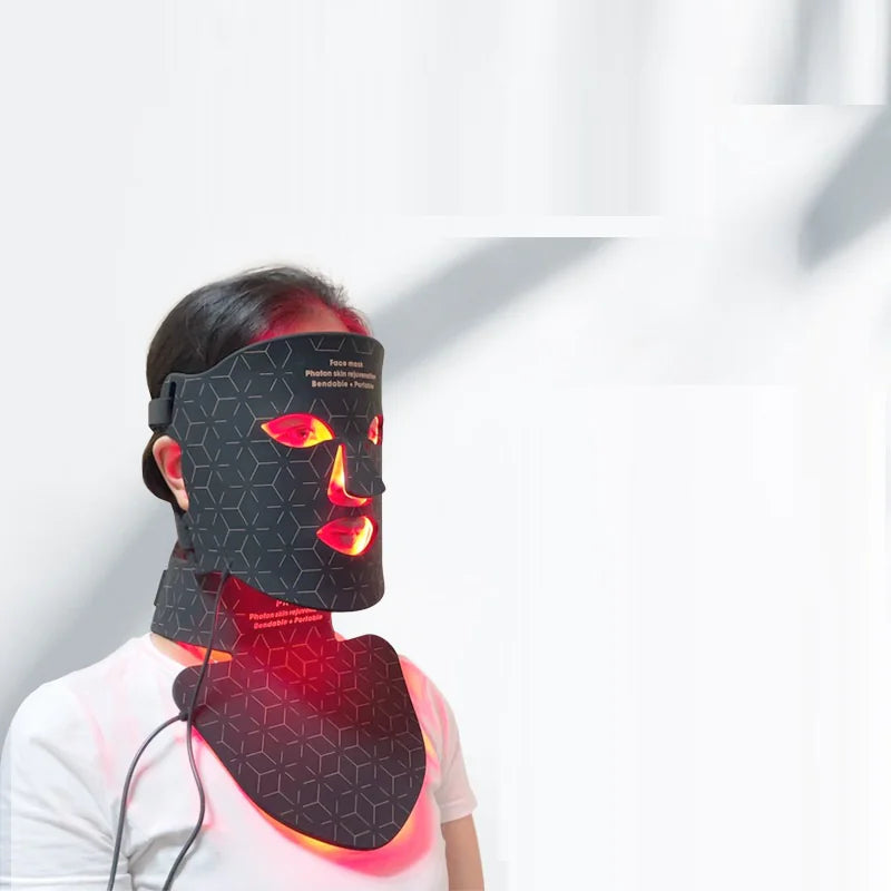 Luxury Flexible LED Face & Neck Rejuvenation Mask